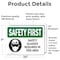 Signmission 7 in Height, 10 in Width, Vinyl Decal, Rectangle OS-2PACK-SF-D-710-L-10869 - alternate 2